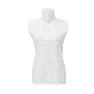 Camicia smanicata in cotone Valentin - immagine 1