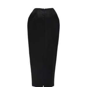 Gonna deformata in cotone smerigliato Anne - immagine 2